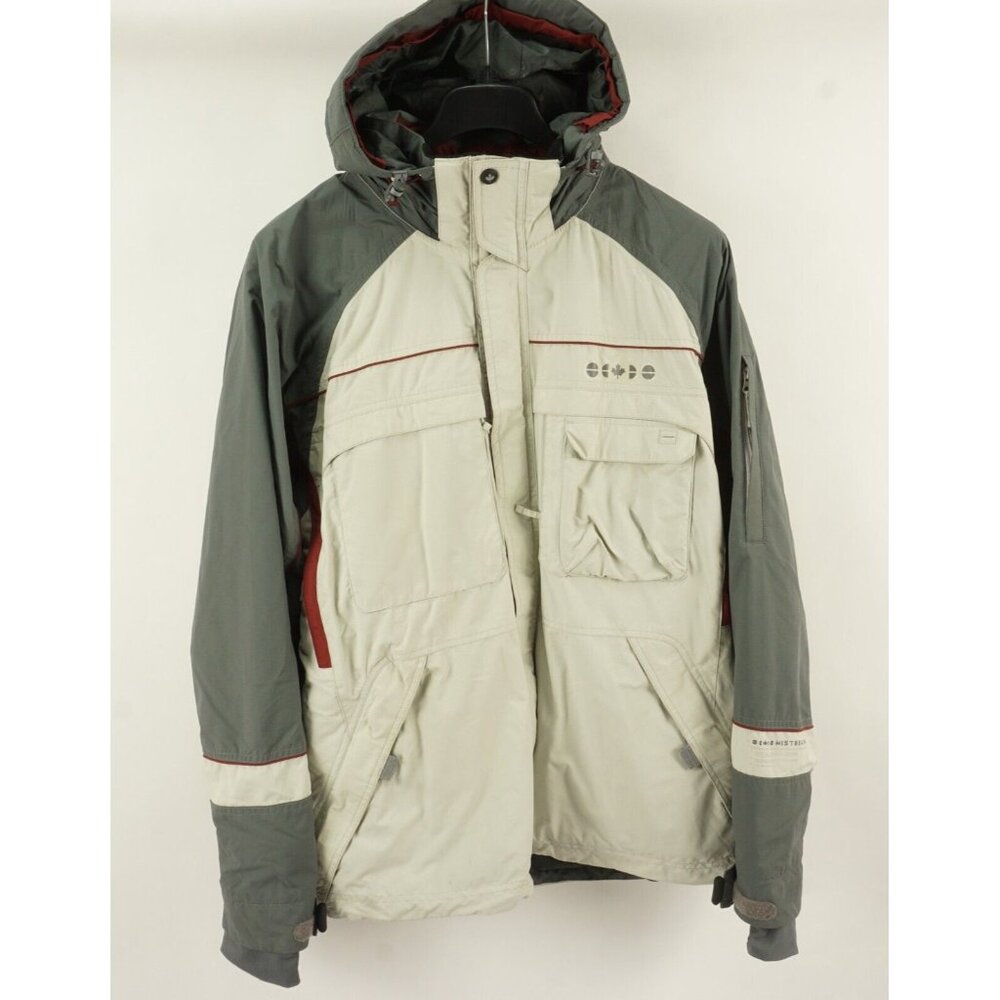 Westbeach Basecamp Series Hooded Ski Snowboarding Jacket Men's Medium Off-White